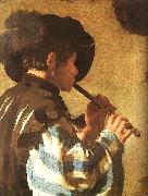 Hendrick Terbrugghen The Flute Player oil on canvas